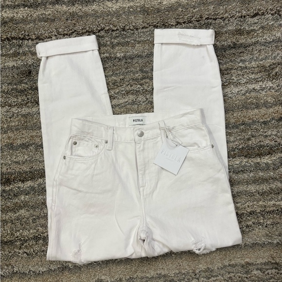 Pistola Presley High Rise Relaxed Roller Jeans Sz 25 NWT | Pistola Relaxed Jean* - Picture 3 of 15